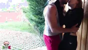 Outdoor sex with a beautiful blonde with perfect tits PollyYangs