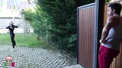 Outdoor sex with a beautiful blonde with perfect tits PollyYangs
