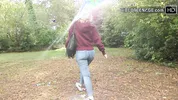 Lovely 18 year Marine does another porn casting