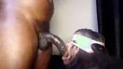 Ebony Babe DeepThroat Lessons On How To Please BBC