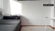 Amateur college roommate loves being fucked doggy style