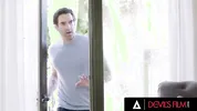 DEVILS FILM - Handyman Plumber Caught His Next Hot Customer Masturbating And Helped Her Out