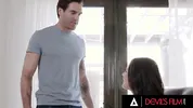 DEVILS FILM - Handyman Plumber Caught His Next Hot Customer Masturbating And Helped Her Out