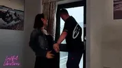 Stranger danger - This divorced hairy MILF was eager for fucking and a face full - Her mature pussy sprayed everywhere