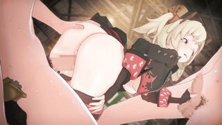 【Zenless Zone Zero Burnice White】gangbang 3D Hentai Animation.(Fingering,handjob,blowjob,sex)
