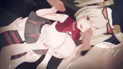 【Zenless Zone Zero Burnice White】gangbang 3D Hentai Animation.(Fingering,handjob,blowjob,sex)