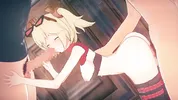 【Zenless Zone Zero Burnice White】gangbang 3D Hentai Animation.(Fingering,handjob,blowjob,sex)