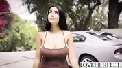 Brunette Babe Roxie Sinner Rides Dick Then Worshipped Again