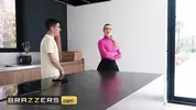 BRAZZERS - Gorgeous Kesha Ortega And Gatita Veve Overwhelm Him With Big Tits And Tease