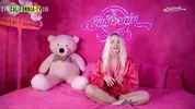 Hot blonde with big tits masturbates for you.