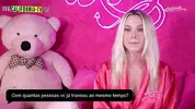 Hot blonde with big tits masturbates for you.