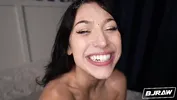 BJRAW Alexa Chains covered with a HUGE facial cumshot