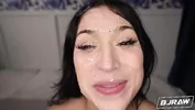BJRAW Alexa Chains covered with a HUGE facial cumshot