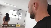 BRAZZERS - Megan Mistakes Gets Her Makeup Done Then Delivers A Hot Studio Ride With A Facial Finish