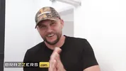 BRAZZERS - Megan Mistakes Gets Her Makeup Done Then Delivers A Hot Studio Ride With A Facial Finish