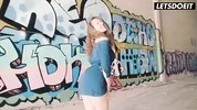 Gorgeous Curly Haired Sofia Curly Fucked Deep Outdoors - LATINA MILF