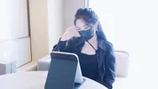 Big tits Taotao mouth hole signing order pussy filled with semen