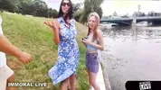 Dan And Matt Take Teen Silvia From Blowjob To Penetration!