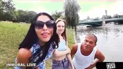 Dan And Matt Take Teen Silvia From Blowjob To Penetration!