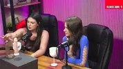 Hot blonde gives a blowjob lesson and masturbates live.