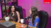 Hot blonde gives a blowjob lesson and masturbates live.