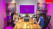 Hot blonde gives a blowjob lesson and masturbates live.