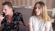 I introduced my stepfather to a girl, and while he was meeting a friend, she was already sucking him