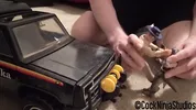 Step Sister And Step Brother Share Happy Fun Toy Time Together - Itty Bitty Pussy