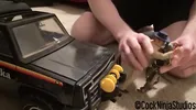 Step Sister And Step Brother Share Happy Fun Toy Time Together - Itty Bitty Pussy