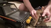 Step Sister And Step Brother Share Happy Fun Toy Time Together - Itty Bitty Pussy