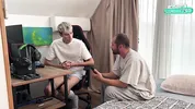 Stepson lost his virginity to a hot girl from Sex-Dater