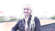 GERMAN SCOUT - Skinny blonde Teen Daruma Rai Pickup for Casting Fuck in Berlin