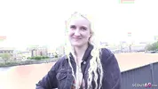 GERMAN SCOUT - Skinny blonde Teen Daruma Rai Pickup for Casting Fuck in Berlin