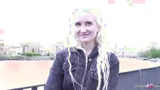 GERMAN SCOUT - Skinny blonde Teen Daruma Rai Pickup for Casting Fuck in Berlin