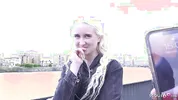 GERMAN SCOUT - Skinny blonde Teen Daruma Rai Pickup for Casting Fuck in Berlin