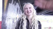 GERMAN SCOUT - Skinny blonde Teen Daruma Rai Pickup for Casting Fuck in Berlin