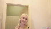 GERMAN SCOUT - Skinny blonde Teen Daruma Rai Pickup for Casting Fuck in Berlin