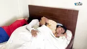 HELL WAITS FOR YOU! STEPMOTHER AND STEPDAUGHTER FUCKING WHILE THE CUCKOLD IS NEXT TO THE BED