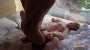 Amateur couple morning chemistry, she didn’t want to let him go after making love