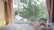 Amateur couple morning chemistry, she didn’t want to let him go after making love