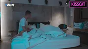 Step Sister Came to Step Brother's Room After Party to Share Bed and Hot Night Fuck