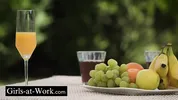 Three colleagues, one intense anal break
