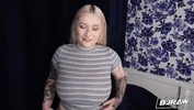 BJRAW Naturally busty Hadley Haze gets a big facial