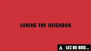 LEZ BE BAD - Vanna Bardot Seduces Neighbor Vanessa Sky With Window Masturbation For Strap-On Fuck