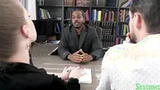 CUCKOLD SESSIONS - Octavia Red Signs Contract & Gets Fucked As Cuck Gets Pegged & Watches