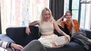 Real Interview and Public Hard Fuck By Two Huge Cocks of Hot Bella Mur aka Margarita!