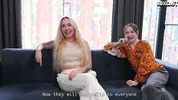 Real Interview and Public Hard Fuck By Two Huge Cocks of Hot Bella Mur aka Margarita!