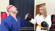 PINHOLE XXX. Russian blonde's butthole was defeated