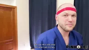 PINHOLE XXX. Russian blonde's butthole was defeated