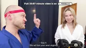 PINHOLE XXX. Russian blonde's butthole was defeated